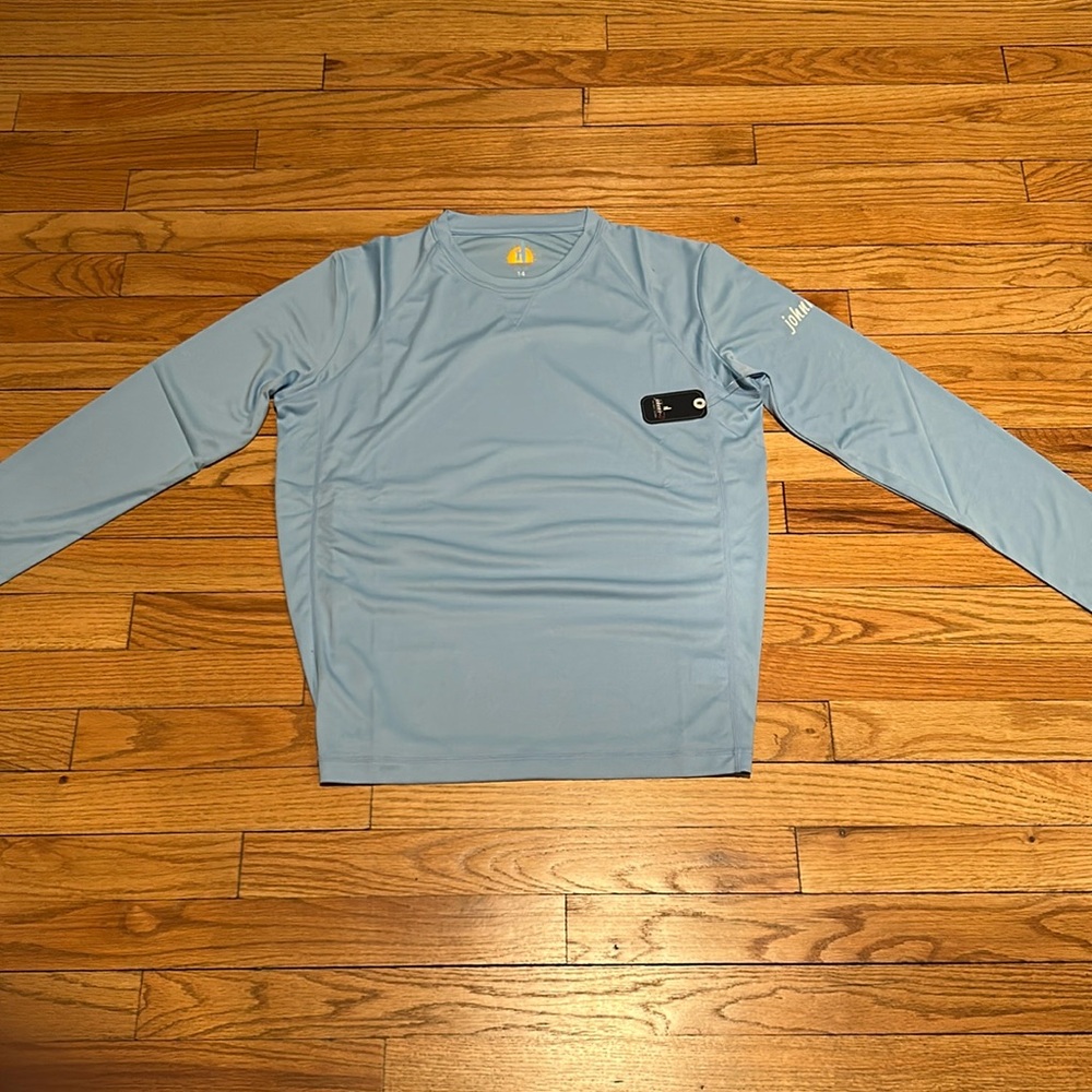Polyester blue Johnny O kids, long sleeve